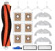 Set Inhalt: 4 x Wischmopps, 6 x Staubbeutel, 4x Seitenbürsten, 1x Hauptbürste, 2x HEPA Filter
