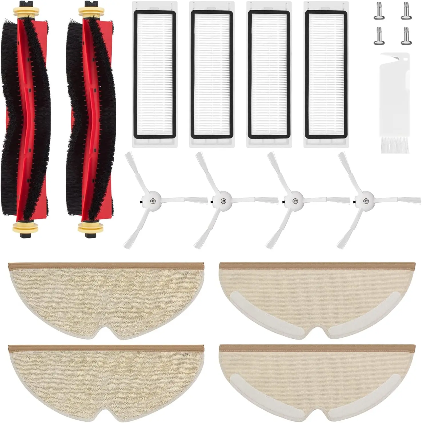 Roboparts Zubehör Set für Roborock S5 / S5Max / S6 Pure / S6 Max Saugroboter